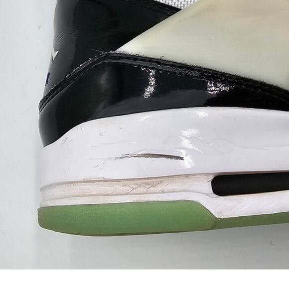 Jordan Flight 45 High Concord DC2571-100 White Black Basketball Shoe Men's 11 - Picture 9 of 11